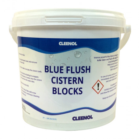 Cleenol Blue Flush Cistern Blocks - Tub 24