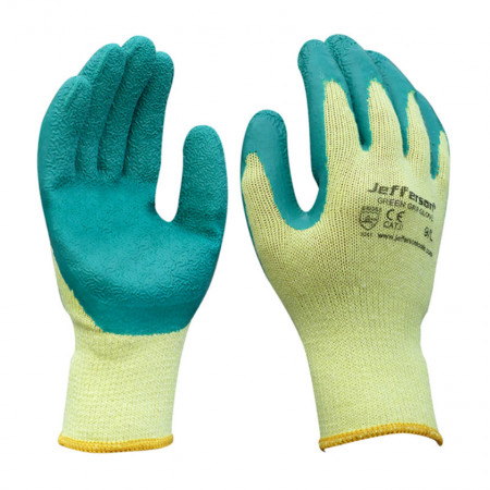 Jefferson Green Grip Gloves L - Pair