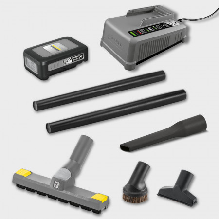 Karcher HV 1/1 Bp Battery Power+ Handheld Vacuum Cleaner - FS Pack