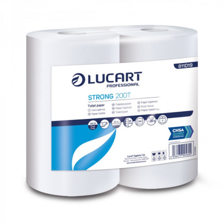 Lucart Strong 200T 200 Sheet Toilet Roll 2 Ply - Pack 36