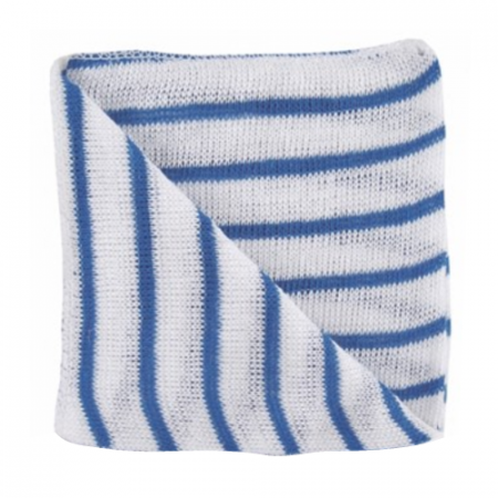 Ramon Hygiene Blue Striped Dish Cloths - Pack 10