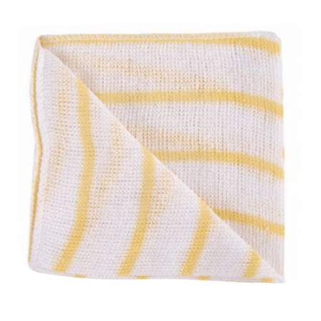 Ramon Hygiene Yellow Striped Dish Cloths - Pack 10
