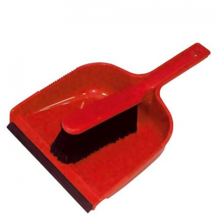Ramon Hygiene Red Dustpan & Brush Set