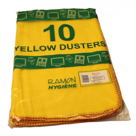 Ramon Hygiene Yellow Duster 500 x 500mm - Pack 10
