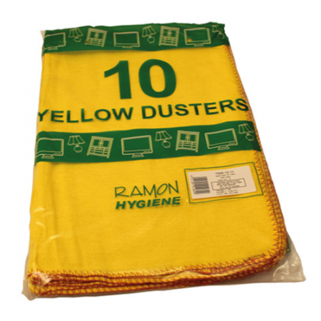 Ramon Hygiene Yellow Duster 500 x 340mm - Pack 10
