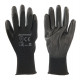 Silverline Black Palm Gloves M - Pair